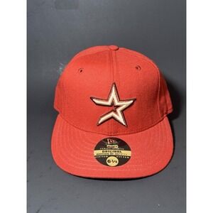 Vintage New Era Houston Astros Logo Hat Size 6 3/4